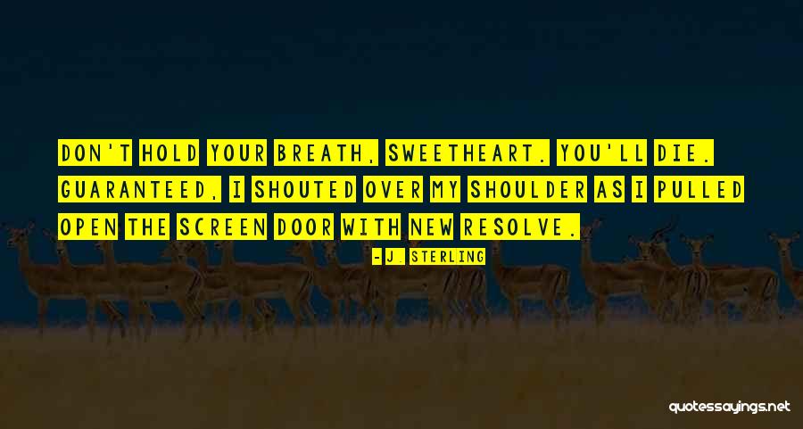 Hold Your Breath Quotes By J. Sterling