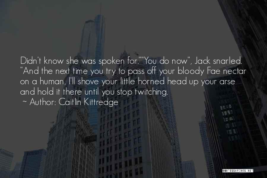 Hold Your Head Up Quotes By Caitlin Kittredge