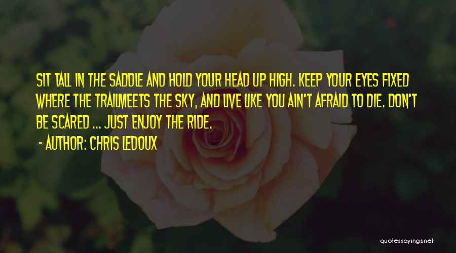 Hold Your Head Up Quotes By Chris LeDoux