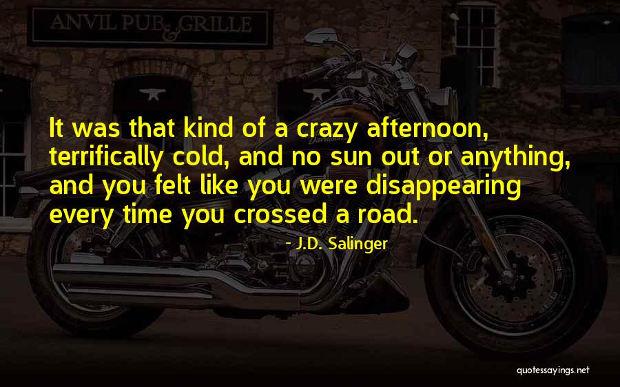 Holden Disappearing Quotes By J.D. Salinger