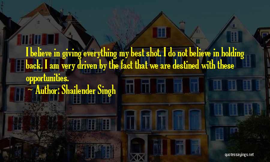 Holding Everything In Quotes By Shailender Singh
