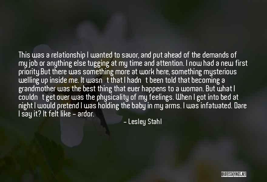 Holding Feelings In Quotes By Lesley Stahl Holding Feelings In Quotes By Lesley Stahl