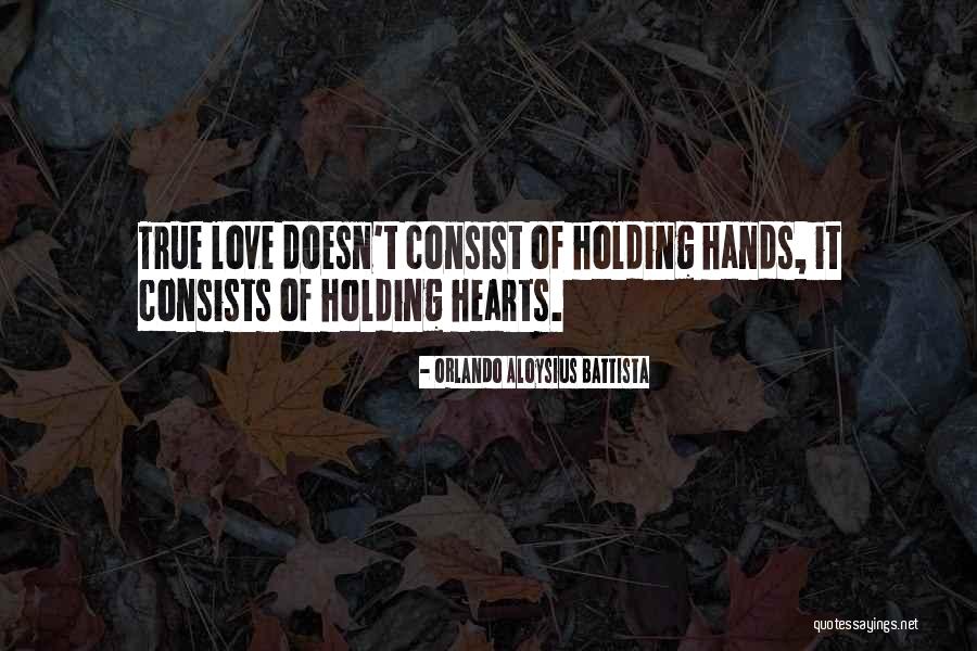 Holding Hands Love Quotes By Orlando Aloysius Battista Holding Hands Love Quotes By Orlando Aloysius Battista