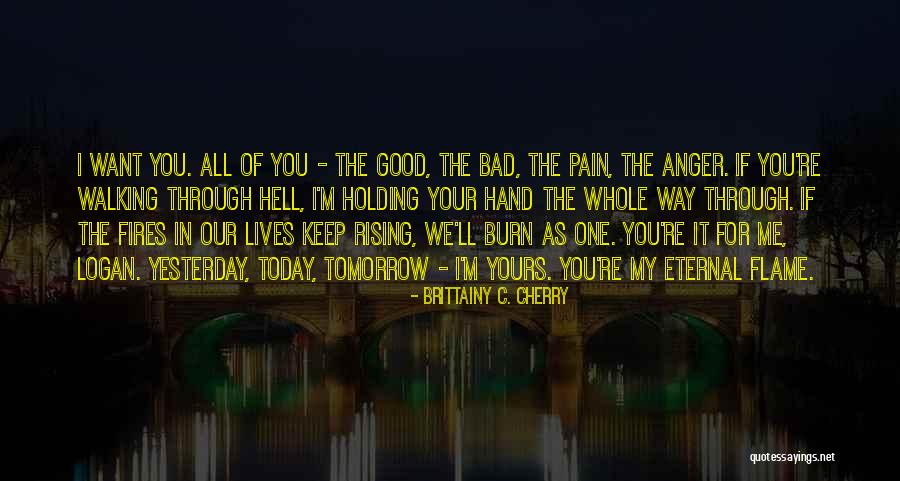 Holding In Pain Quotes By Brittainy C. Cherry Holding In Pain Quotes By Brittainy C. Cherry