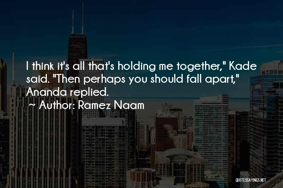 Holding It All Together Quotes By Ramez Naam