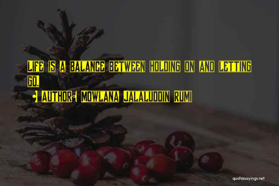 Holding On And Not Letting Go Quotes By Mowlana Jalaluddin Rumi