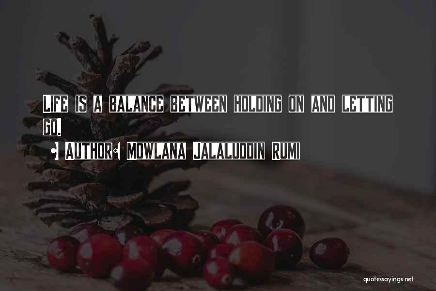 Holding On Or Letting Go Quotes By Mowlana Jalaluddin Rumi