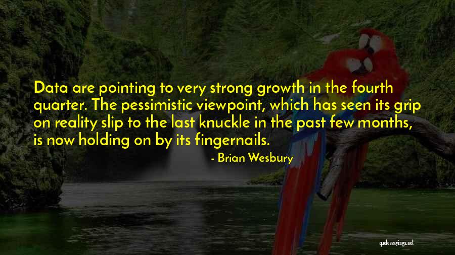 Holding On The Past Quotes By Brian Wesbury