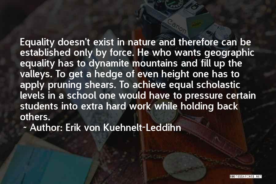 Holding Others Back Quotes By Erik Von Kuehnelt-Leddihn