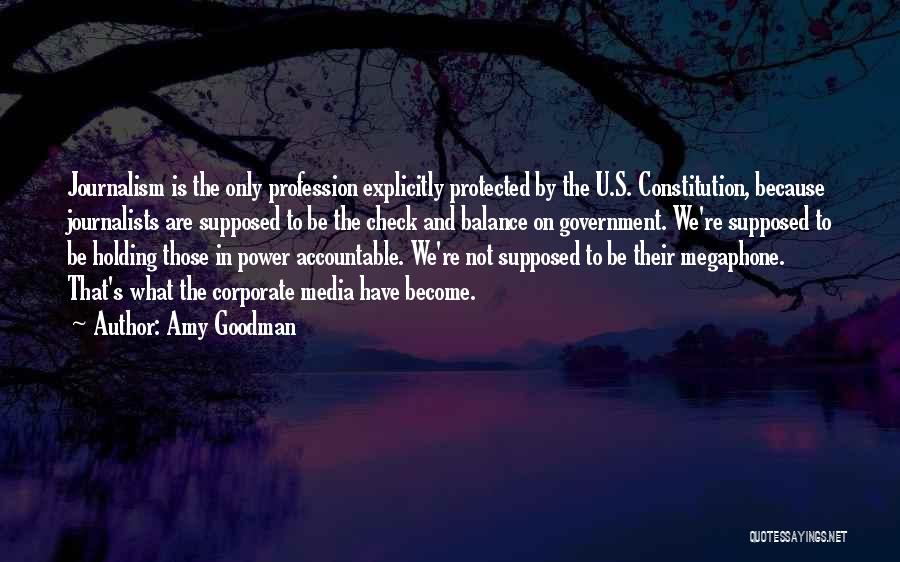 Holding Someone Accountable Quotes By Amy Goodman
