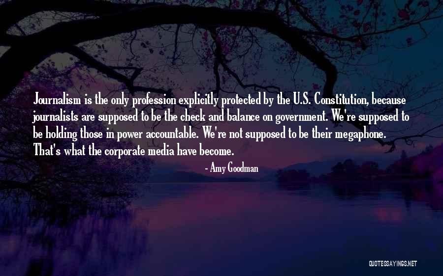 Holding Someone Accountable Quotes By Amy Goodman