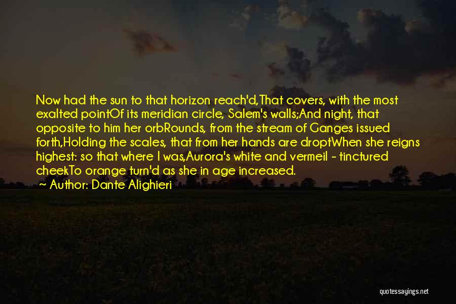 Holding The Sun In Your Hands Quotes By Dante Alighieri
