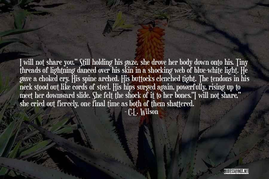 Holding Tight Quotes By C.L. Wilson