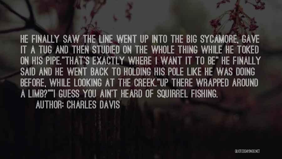 Holding You Back Quotes By Charles Davis