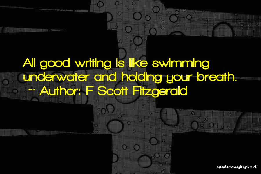 Holding Your Breath Quotes By F Scott Fitzgerald
