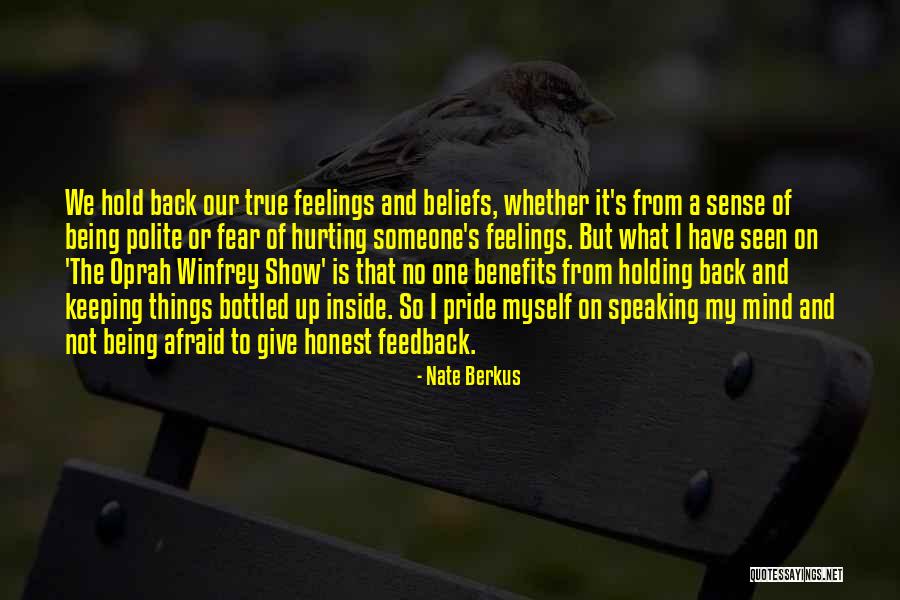 Holding Your Feelings Inside Quotes By Nate Berkus