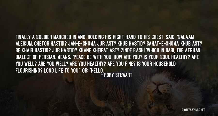 Holding Your Peace Quotes By Rory Stewart