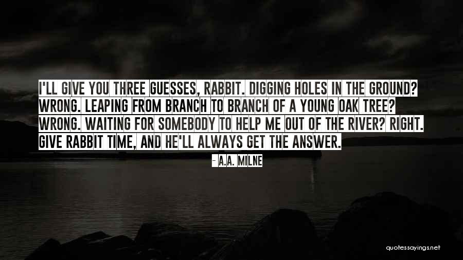 Hole In The Ground Quotes By A.A. Milne