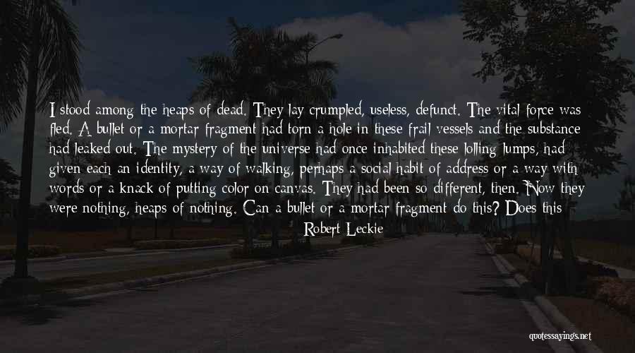 Hole In The Ground Quotes By Robert Leckie