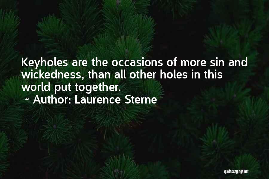 Holes Holes In 3 Quotes By Laurence Sterne
