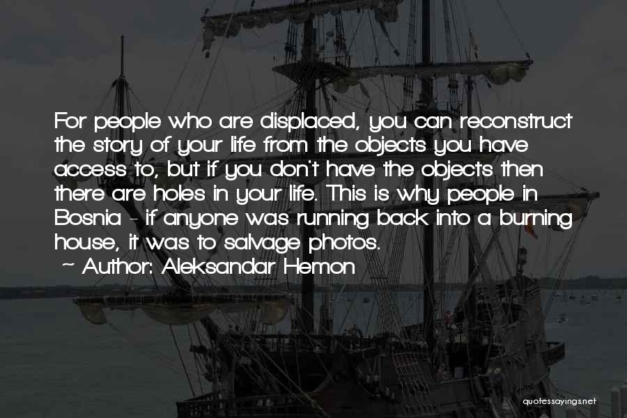 Holes In Life Quotes By Aleksandar Hemon
