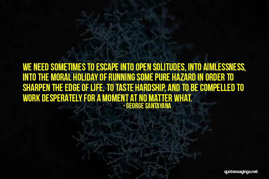 Holiday From Work Quotes By George Santayana