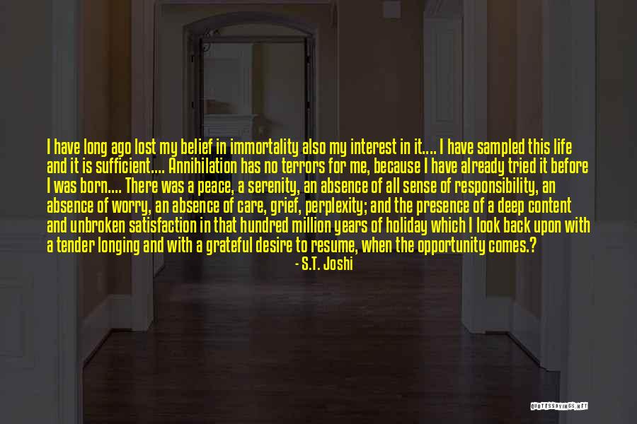 Holiday Grief Quotes By S.T. Joshi Holiday Grief Quotes By S.T. Joshi