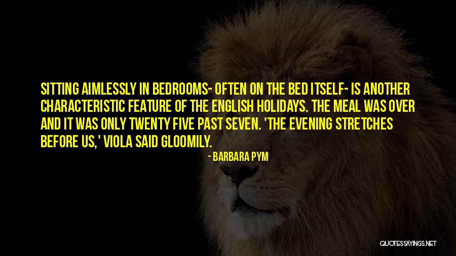 Holiday Meal Quotes By Barbara Pym