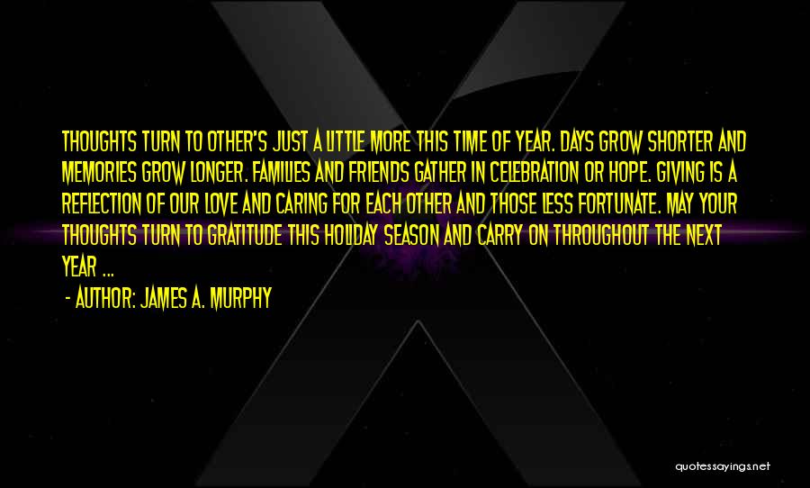 Holiday Season Quotes By James A. Murphy