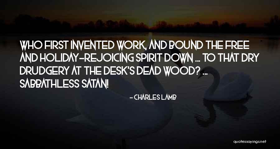 Holiday Spirit Quotes By Charles Lamb
