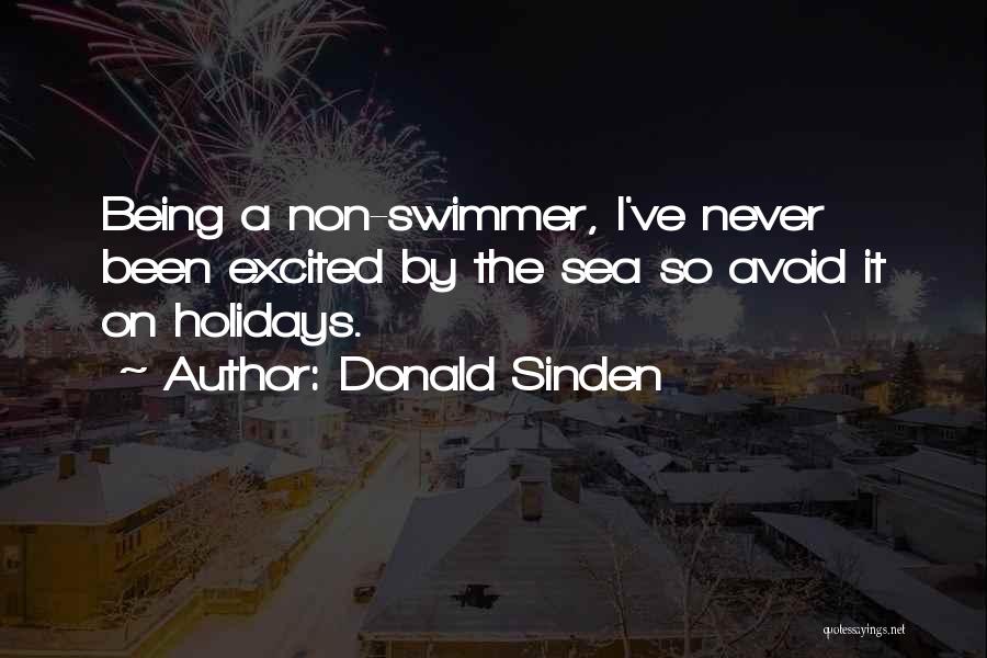 Holidays Being Over Quotes By Donald Sinden