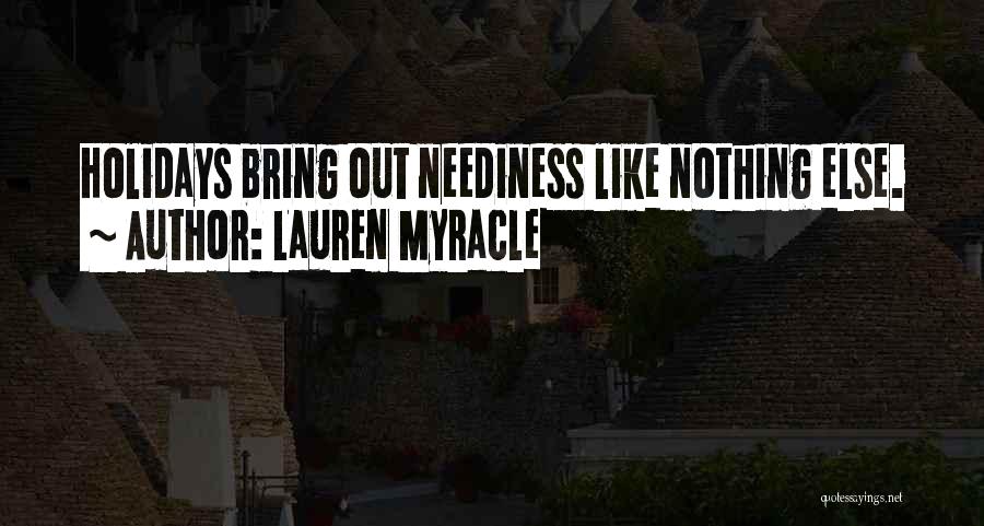 Holidays Quotes By Lauren Myracle