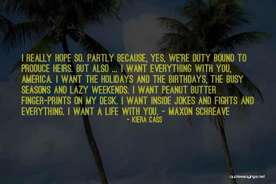 Holidays Seasons Quotes By Kiera Cass Holidays Seasons Quotes By Kiera Cass