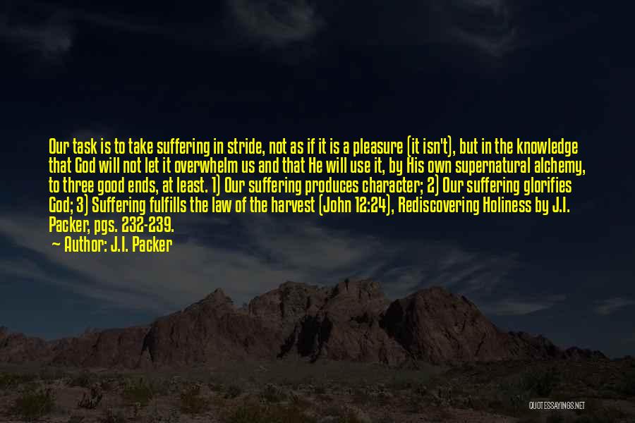 Holiness Of God Quotes By J.I. Packer