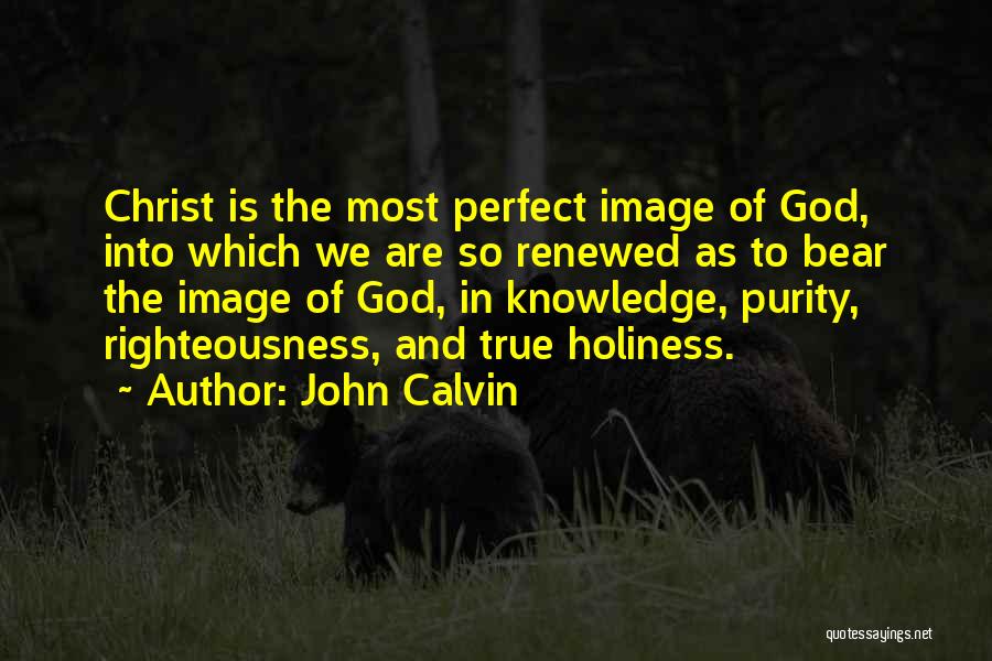 Holiness Of God Quotes By John Calvin