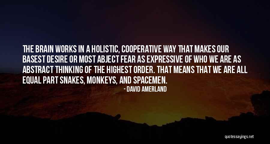 Holistic Quotes By David Amerland