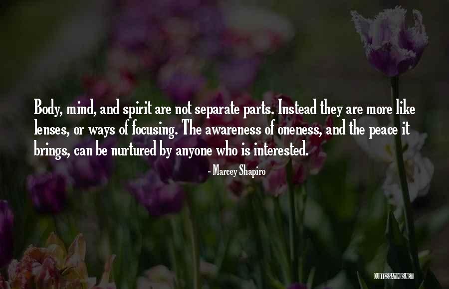 Holistic Quotes By Marcey Shapiro