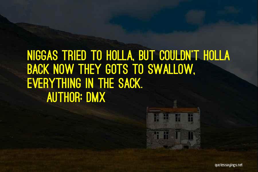 Holla At Me Quotes By DMX