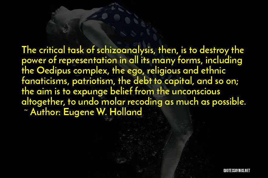 Holland Quotes By Eugene W. Holland