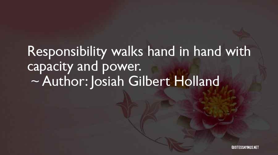 Holland Quotes By Josiah Gilbert Holland