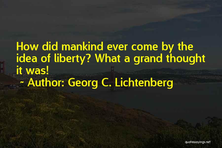 Hollenbaugh Trash Quotes By Georg C. Lichtenberg
