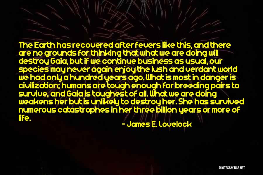 Hollmann Quotes By James E. Lovelock Hollmann Quotes By James E. Lovelock