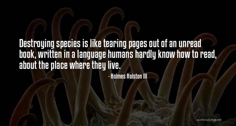 Holmes Rolston III Quotes 1794459 Holmes Rolston III Quotes 1794459