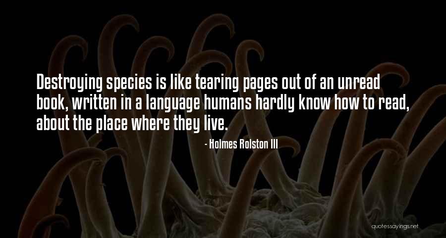 Holmes Rolston III Quotes 1794459