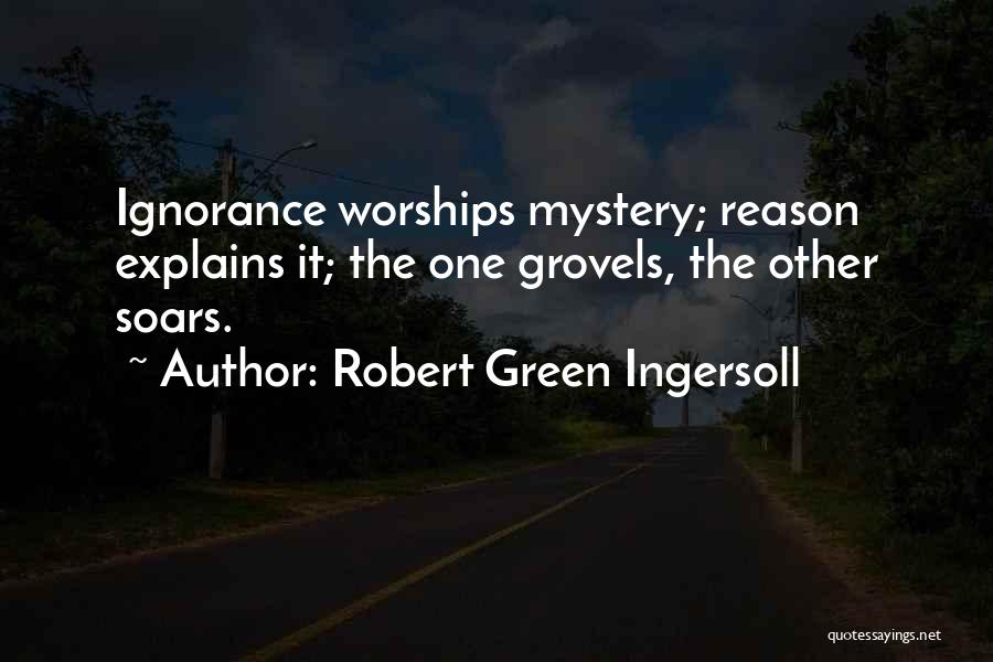 Holubar Sleeping Quotes By Robert Green Ingersoll