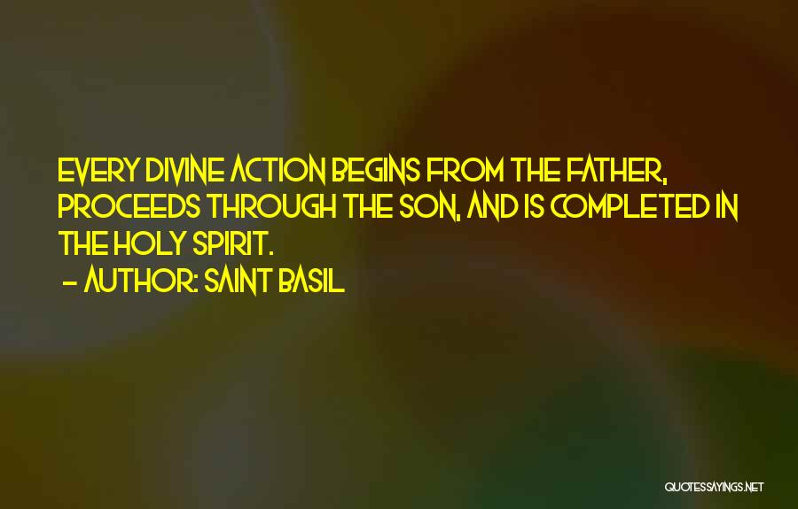 Holy Basil Quotes By Saint Basil