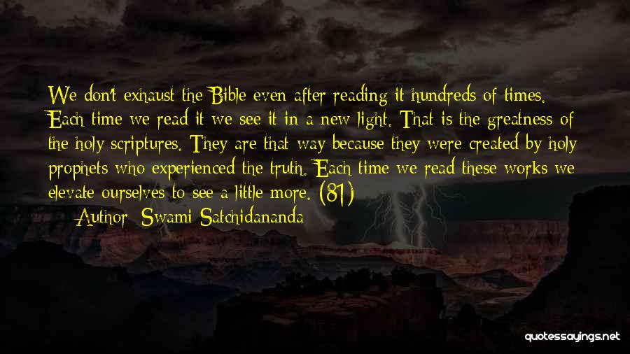 Holy Bible Quotes By Swami Satchidananda