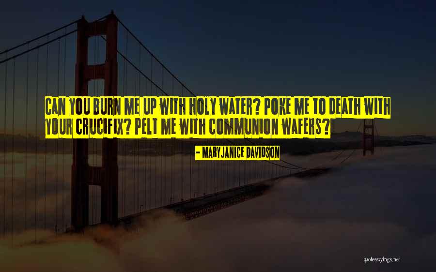 Holy Communion Quotes By MaryJanice Davidson Holy Communion Quotes By MaryJanice Davidson