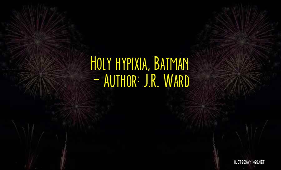 Holy Cow Batman Quotes By J.R. Ward