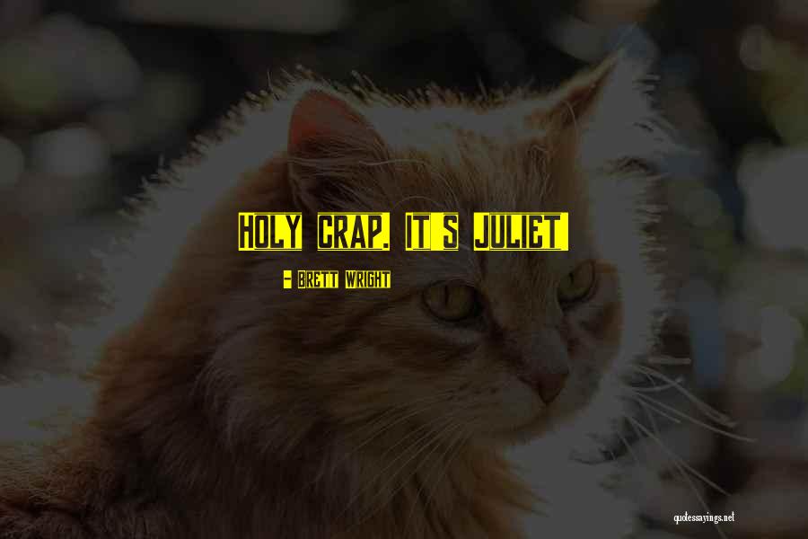 Holy Crap Quotes By Brett Wright Holy Crap Quotes By Brett Wright